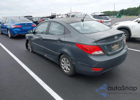 2012 Hyundai Accent Gls из США, поврежденный, VIN KMHCT4AE4CU078733